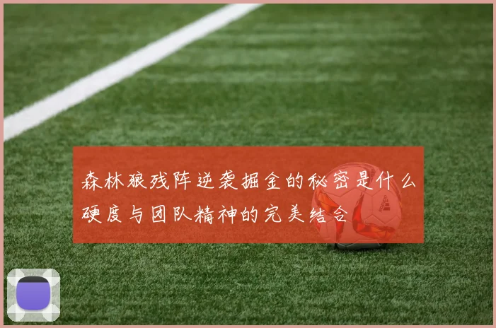 森林狼残阵逆袭掘金的秘密是什么硬度与团队精神的完美结合